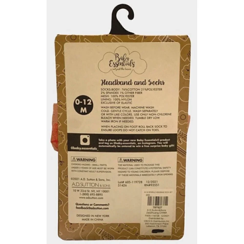 Baby Essentials blue white girls